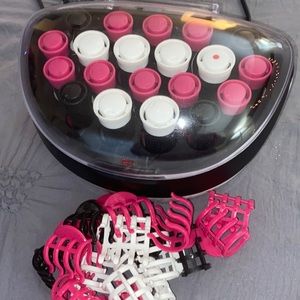 Remington 20 Piece Velvet Hot Rollers & Clips